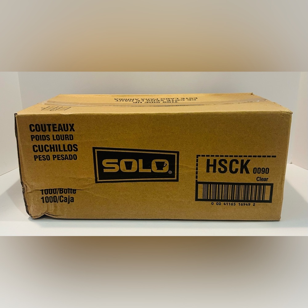 Solo Clear Heavy Duty Knives Box